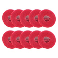 Agno 魔鬼氈電線整理束帶, 紅色, 10個