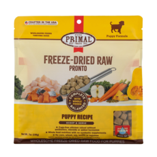 PRIMAL 派莫 幼犬用凍乾即食塊 198g 營養豐富 方便餵食, 雞 + 牛 + 鮭, 1包