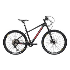 휠러 시마노XT 24단 카본 MTB 자전거 27.5 이글2.0 미조립, BLACK + RED, 106.13cm, 1개