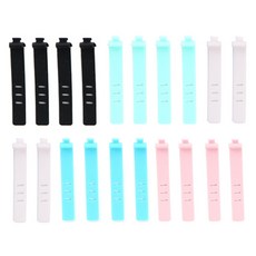 아그노 실리콘 선정리 케이블타이 5종 x 4p 세트, 혼합, 1세트