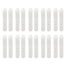 아그노 선정리 실리콘 케이블타이 소형, 화이트, 20개