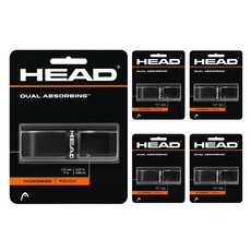 HEAD 海德 雙重吸震緩衝握把帶, 5個, 黑色