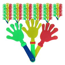 Maket Gamseong 應援道具 手拍 不含貼紙 拍拍手 50入, 混合顏色, 50個