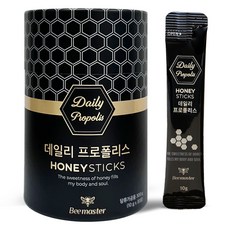 Beemaster 每日蜂膠混合蜂蜜棒 30入, 1個, 300g