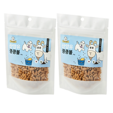 뽀뽀제과 강아지 노즈워크 훈련간식 킁킁볼, 산양유, 100g, 2개