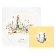 bellement 嬰兒用4層竹棉皇家毛毯, 花園