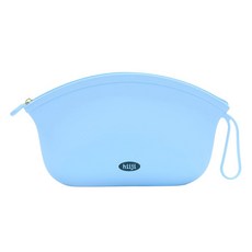 hiiji 矽膠餃子造型收納包, 天藍色