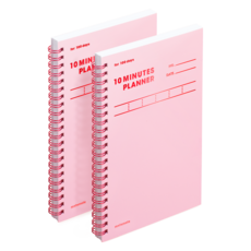 motemote 十分鐘計畫本 100DAYS, 玫瑰石英, 2個