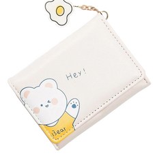 APFECTO Hey 小熊卡片對開短夾