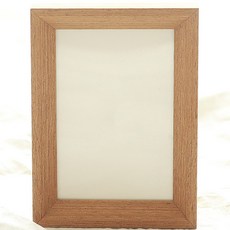 블레스프레임 탁상 벽걸이용 나무액자, 브라운, 1개