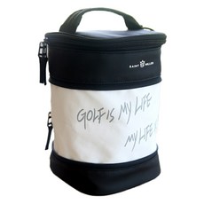 SaintMiller 日常Fusion方形保冷袋, 1個, 白色 + 黑色