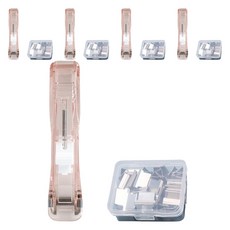 Maket Gamseong 文件裝訂推夾器 粉紅色, 1入, 5個