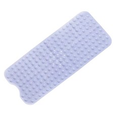 Block Mart 簡約浴室防滑墊 100 x 40 cm, 藍色, 1個