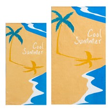 comet 海灘巾2件組 L(150 x 75cm) + XL(180 x 100cm), 海灘款, 1組