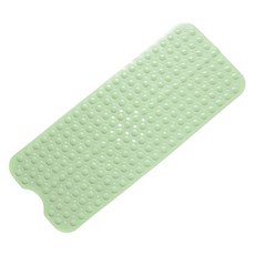 Block Mart 簡約浴室防滑墊 100 x 40 cm, 綠色, 1個