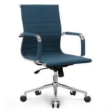 NeoChair CANVAS 中世紀現代風辦公電腦椅, 藍色