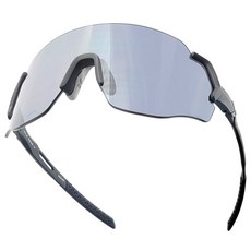 HILX Savage 運動護目鏡 太陽眼鏡 C6+SV3BK6, 1個, 黑色(鏡框) + 黑色(鏡片)