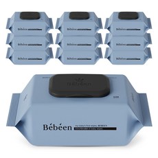 베베앙 스탠다드 유아물티슈 캡형, 50g, 120매, 10개