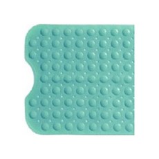 블럭마트 심플 욕실 미끄럼방지 매트 53 x 53 cm, 에메랄드, 1개