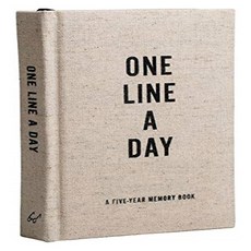 Canvas One Line a Day (하루에 한 줄 5년의 일기 - 캔버스):A Five-Year Memory Book, Chronicle Books