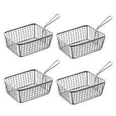 이딜리 미니 튀김바스켓 사각, 4개