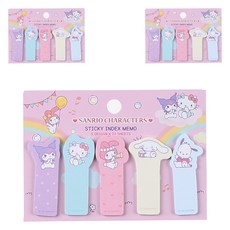 三麗鷗 可愛索引便利貼 粉紅色, 3個, 100入