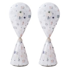 Unhave 電風扇防塵罩 2入, F 快樂狗