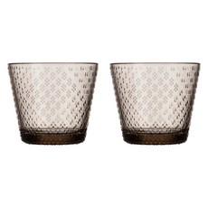 IITTALA Tundra 玻璃杯 290ml, 亞麻色, 2個