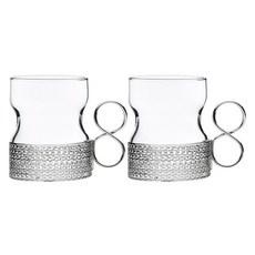 IITTALA Tšaika 附把手水杯, 2個, 玻璃
