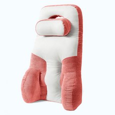 現在今日Durokoy一體型記憶棉辦公椅靠背墊+頸枕組, 粉色