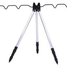 His Plan折疊式7節釣魚竿支架, 銀