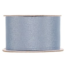 길그리 텍스쳐 선물 포장 리본 3.8cm, 30 블루 그레이, 1개, 22m