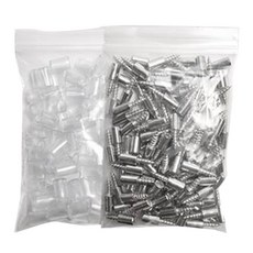 Sonjabisesang 1種 螺絲裝飾蓋 保護蓋 100入組, 銀色, 1套