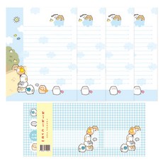 From&To Kiki Crew 設計款信紙 24p + 信封 12p 套組, FL120-2, 1套