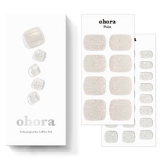 오호라 웨이브 페디 30p 세트, 1개, 실버
