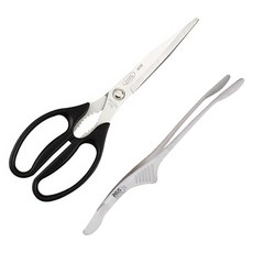 제우스 주방 가위 + 초밥 집게 세트, 혼합색상, 1세트