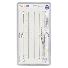 LISHIN Vitson LED 模組 方形 房間燈 366 x 160 mm 50W, 燈泡色(黃光), 1個