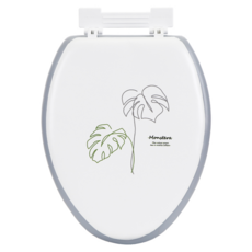 comet 馬桶軟墊, 灰色, 1個