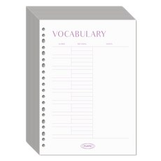 플레픽 프레시 A5 컬러패드 내지 보캐뷸러리, 1개, 1개입