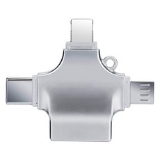 Hensen 多功能 4in1 多用途 USB 轉換轉接頭, 1個, 單一顏色, 4cm