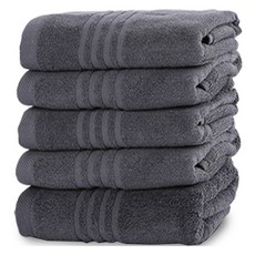 HOMENHOUSE 頂級H毛巾 170g 30支棉紗, 雅致海軍藍, 5個