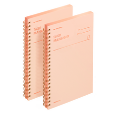 motemote 工作管理員 100DAYS 專案規劃器, 閃耀蜜桃, 2個