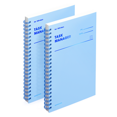 motemote 任務管理100天專案計畫本, 寧靜藍, 2個