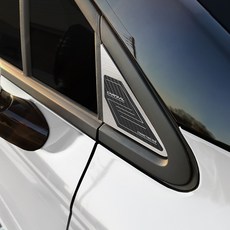 인스톨 기아 더뉴 카니발 4세대 페이스리프트 3D메탈 익스테리어 A필러 몰딩 2p, 필러