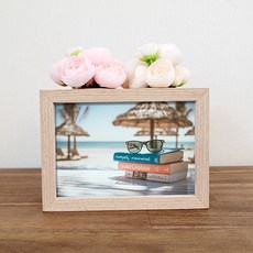 Onmam Company 鉛筆筒雙面相框, 1個, 自然色