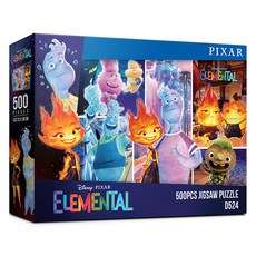 PUZZLE LIFE 迪士尼元素方城市拼圖, 500件, D524