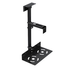 위니즈 데스크탑 받침대 PC홀더 회전형, 블랙, 1개