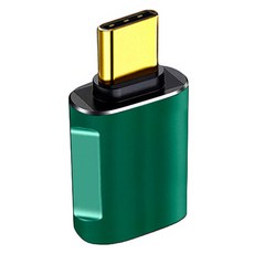 헨센 USB to C타입 컬러풀 변환젠더, 금그린, 1개, 3cm