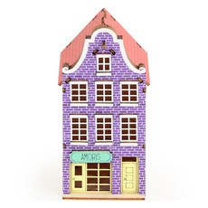 영공방 DIY 나무 모형 조립 키트 미니 아모리스 YM908, 혼합색상, 1개