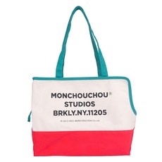 MONCHOUCHOU 寵物布魯克林工作室包, 1個, 白色